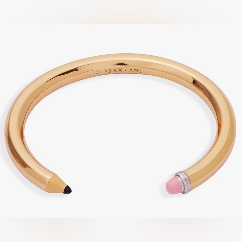 Alex and Ani Gold Pencil-Inspired Bracelet